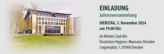 Einladung zur Jahresversammlung der Kreisärztekammer Dresden (Stadt)